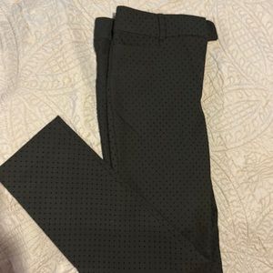 Black Dotted Dress Pants
